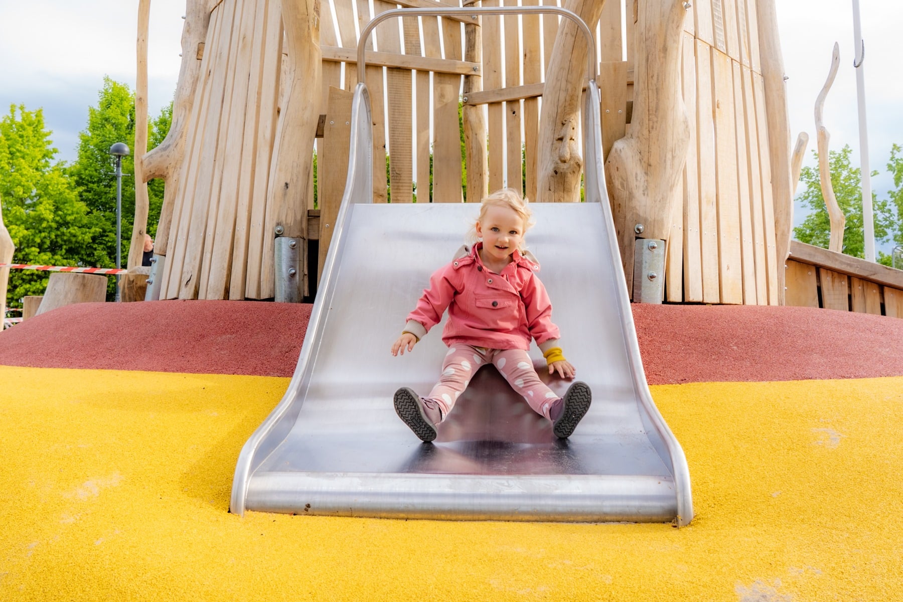 Multi-play tower with slide, Saltwood Primary School, Kent