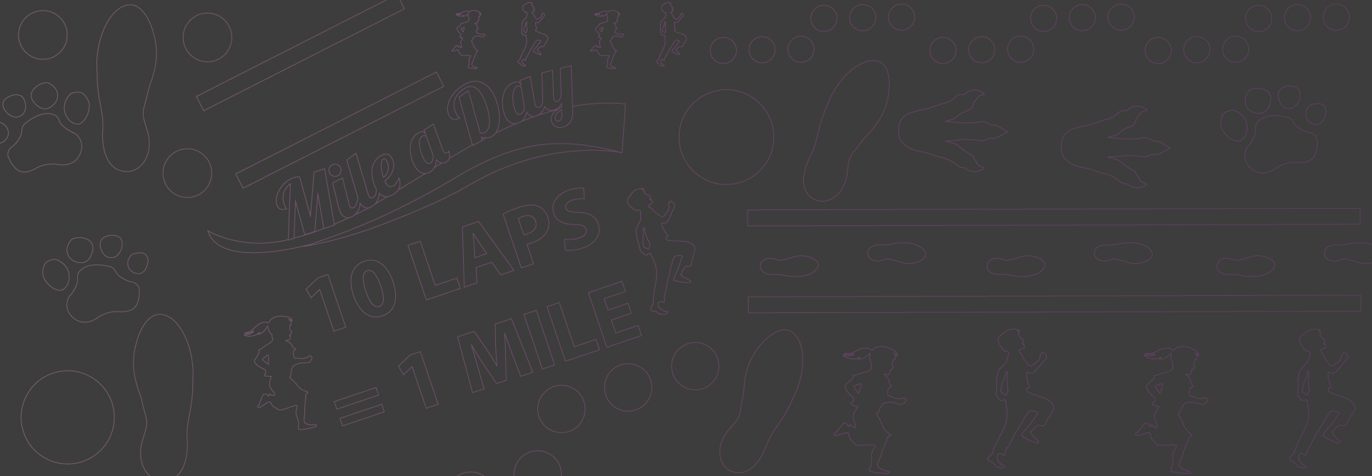 Daily Mile Track Markings